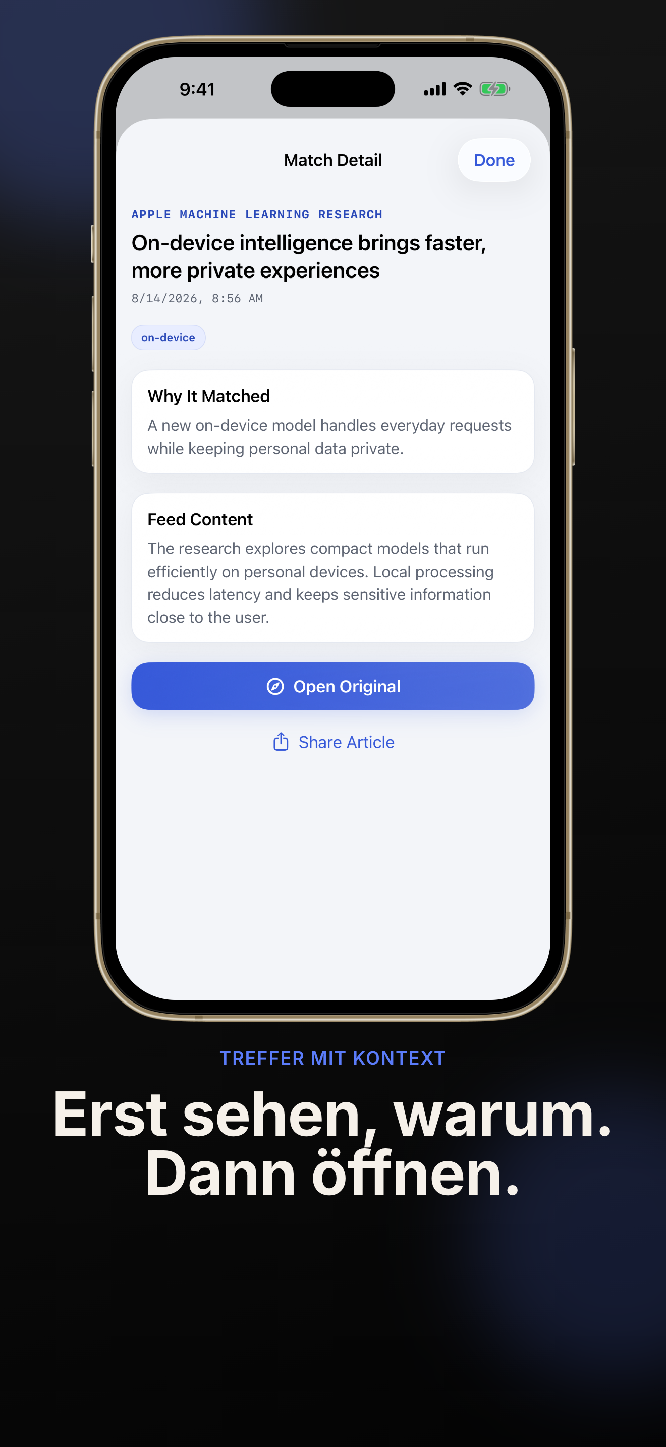 KeyFeed app screenshot 2
