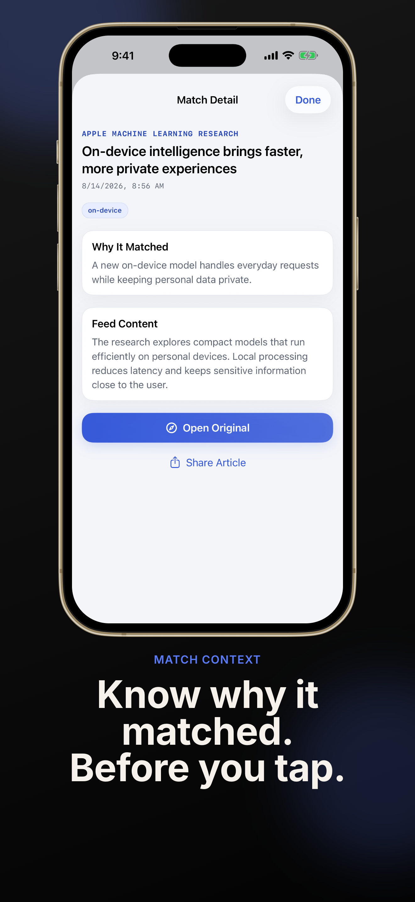 KeyFeed RSS Keyword Radar app screenshot 2