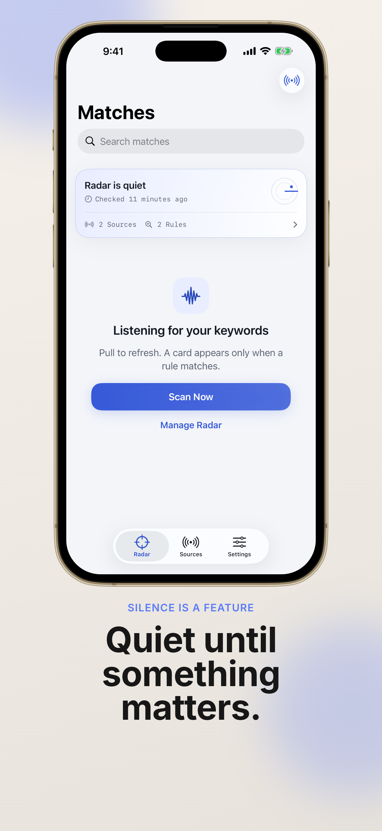 KeyFeed RSS Keyword Radar app screenshot 4