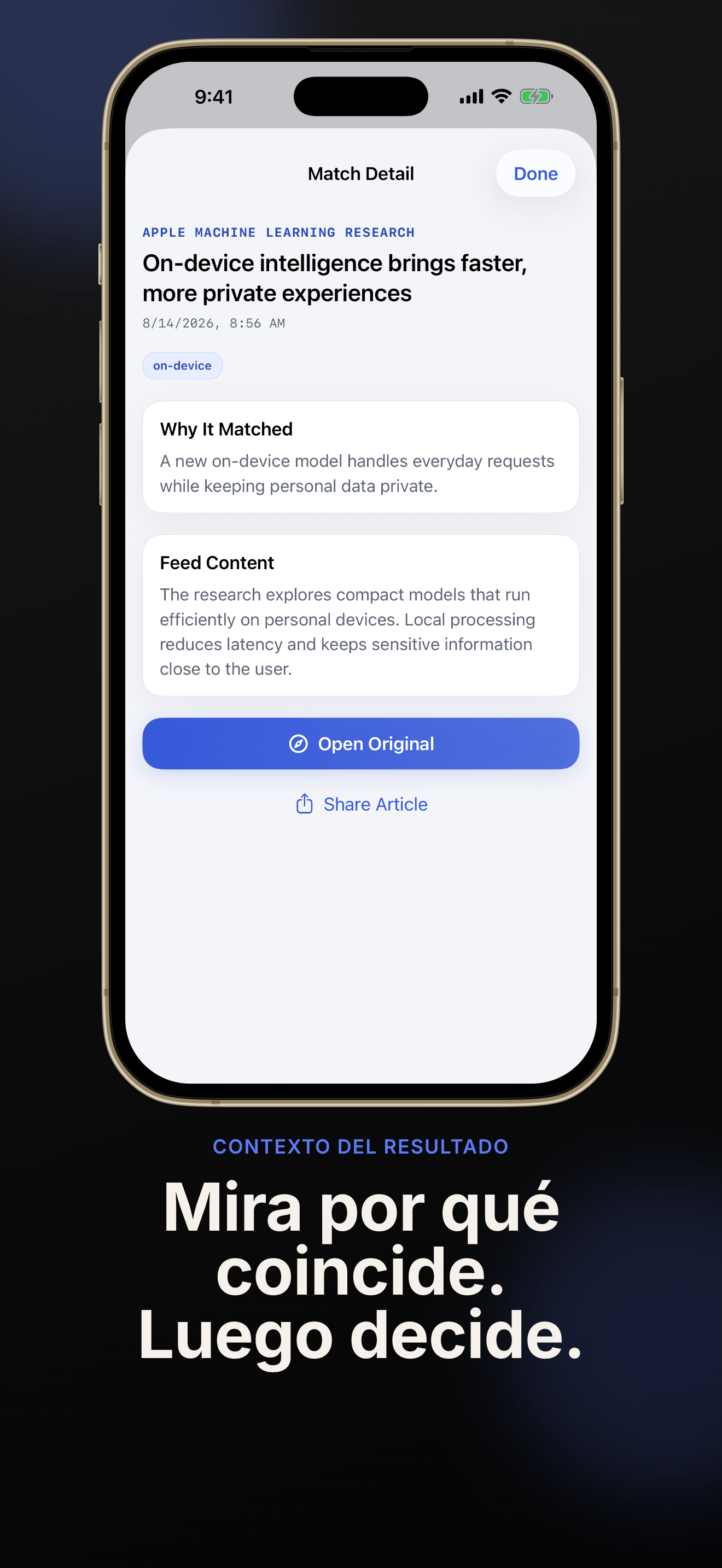 KeyFeed app screenshot 2