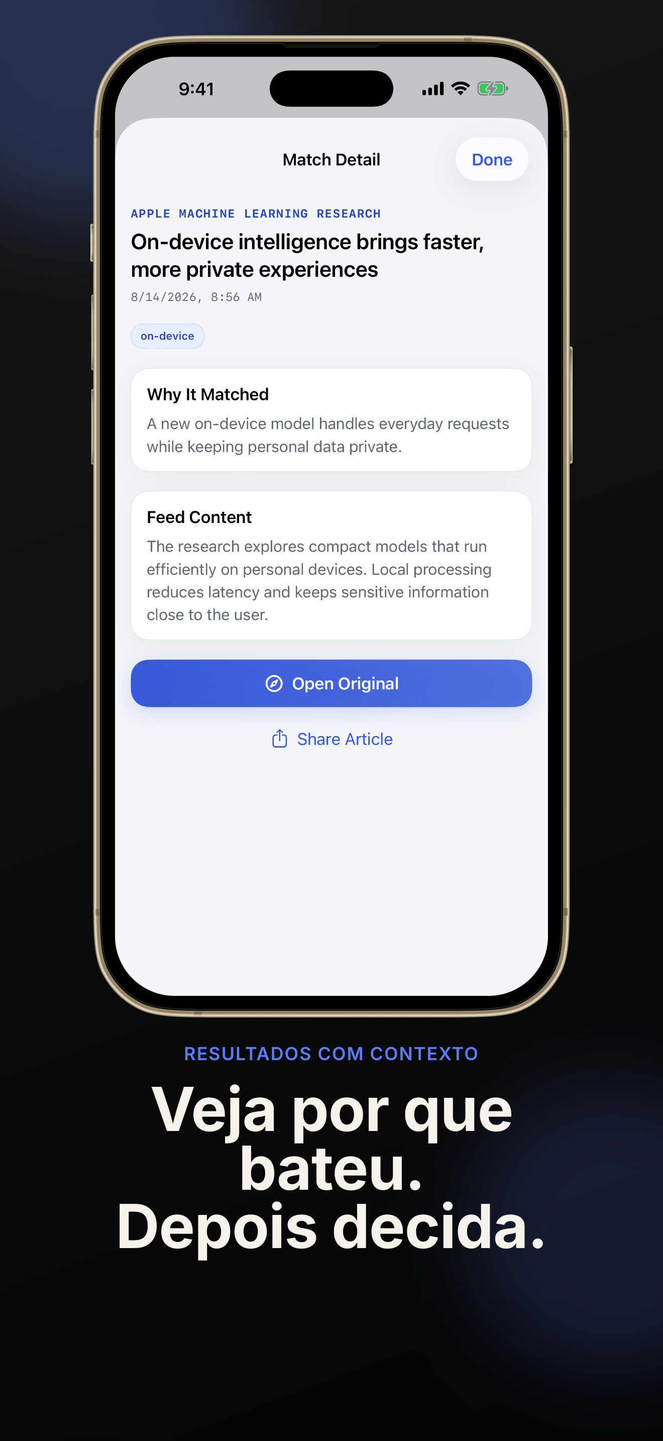 KeyFeed app screenshot 2